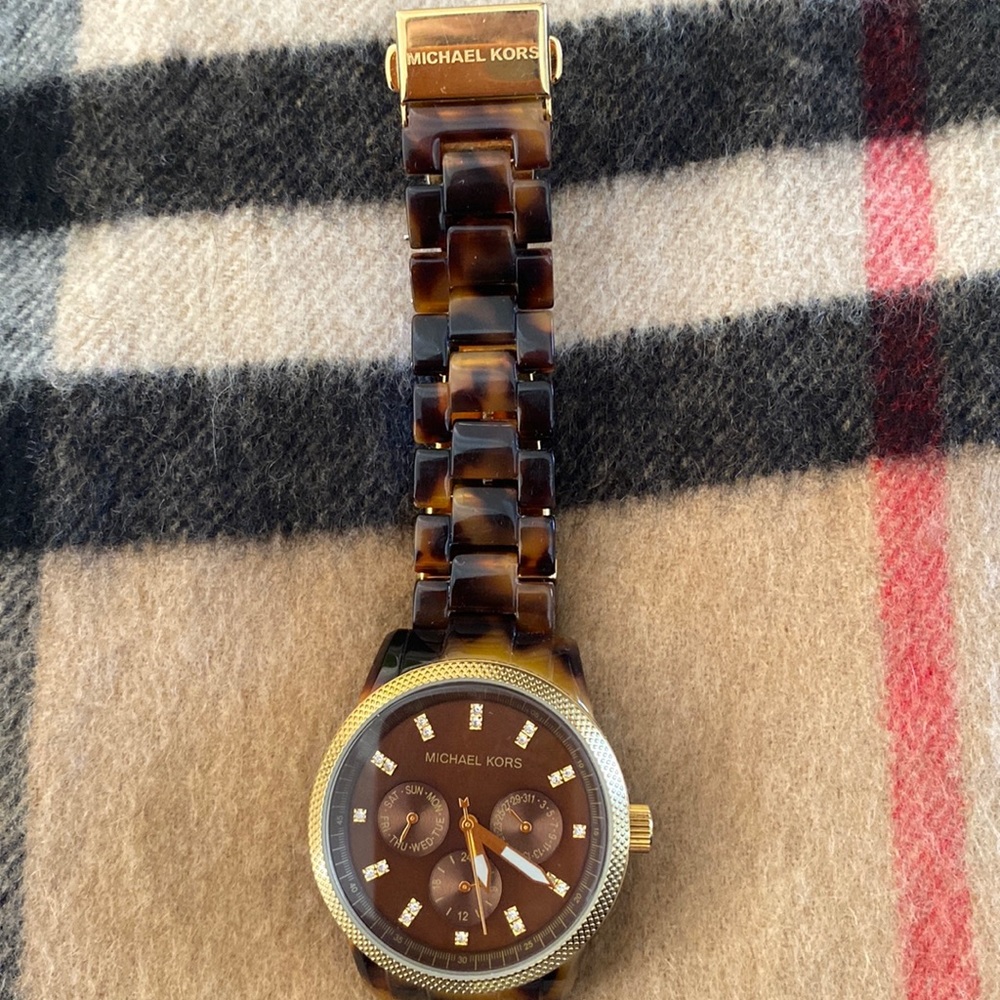 Michael Kors ceramic tortoise women’s watch